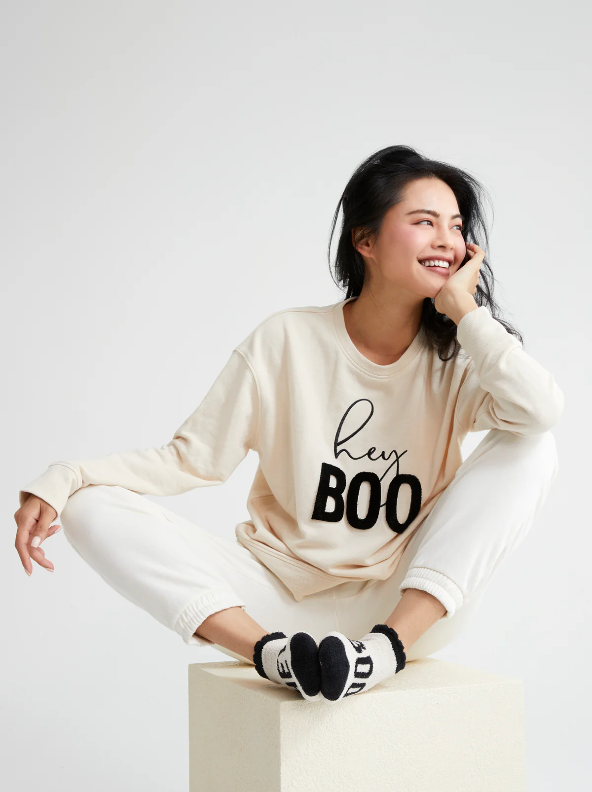 Shiraleah Hey Boo Sweatshirt