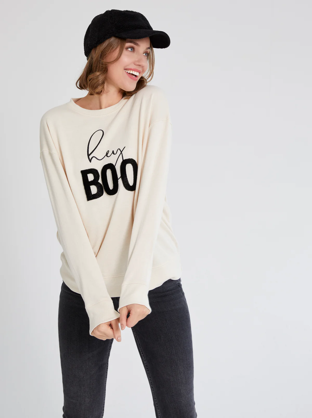 Shiraleah Hey Boo Sweatshirt