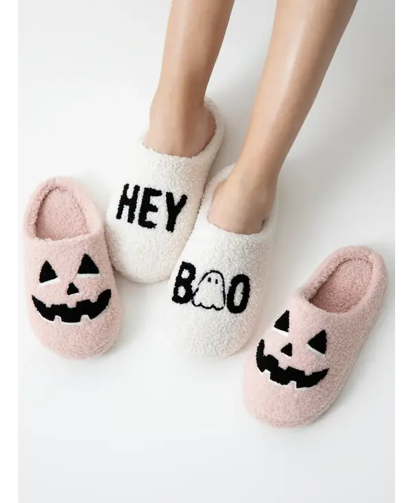 Shiraleah Jack O' Lantern Slippers