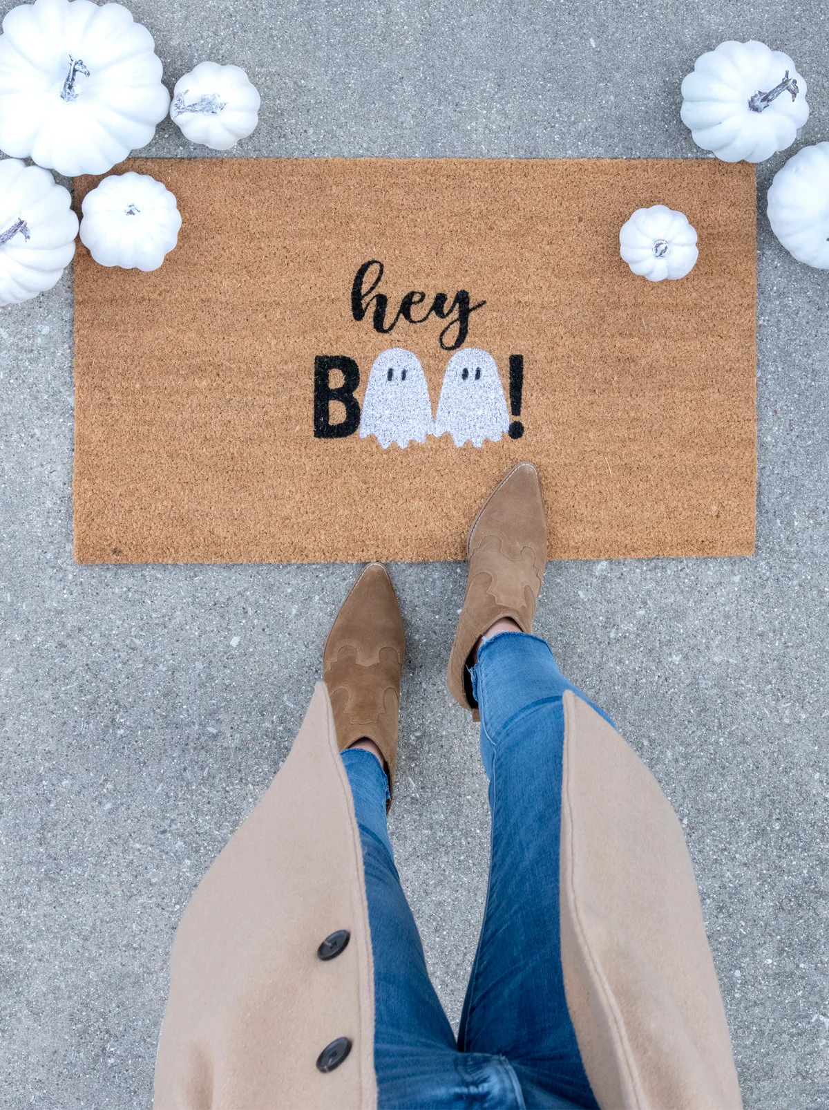 Shiraleah Hey Boo Doormat