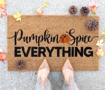 Pumpkin Spice Everything Doormat