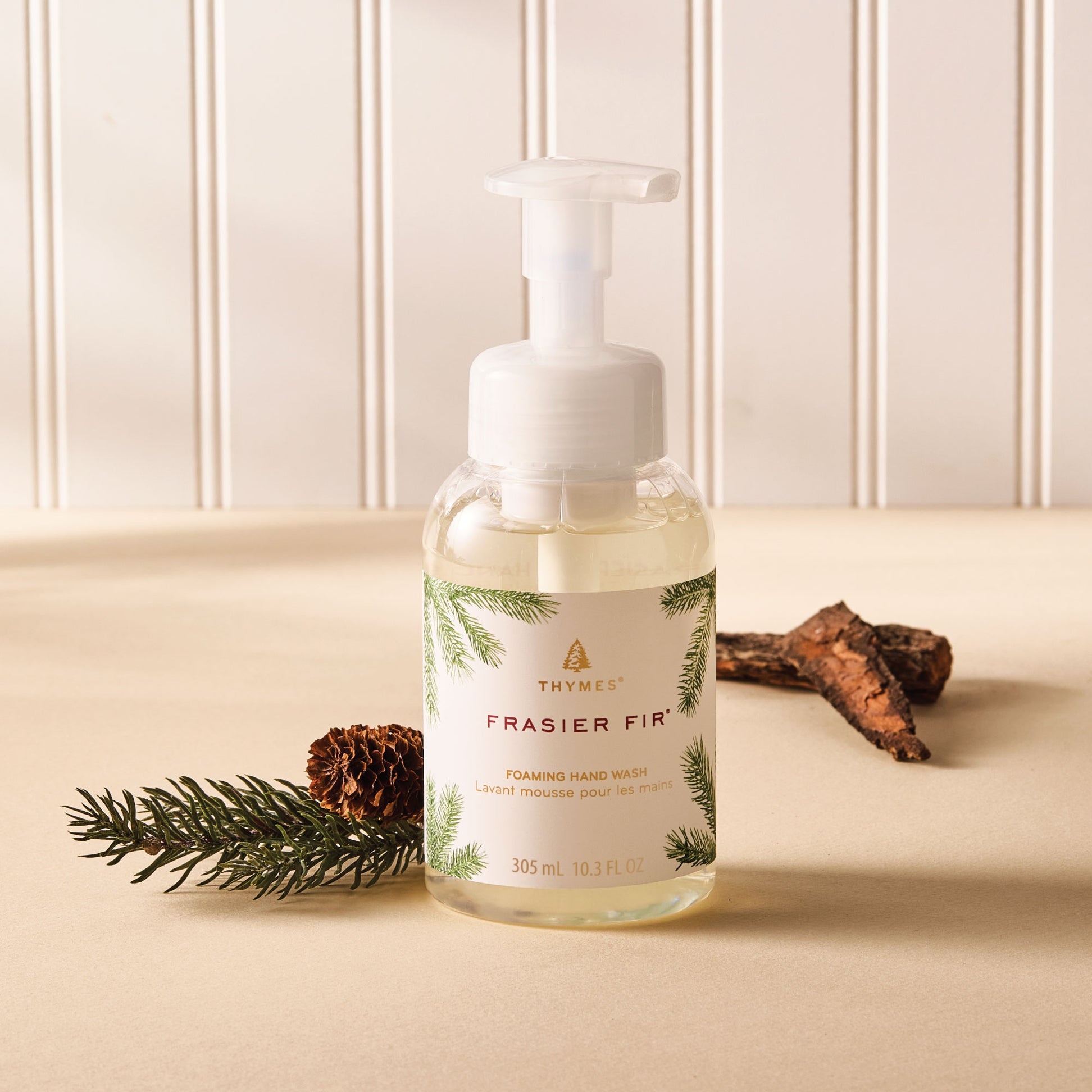 Thymes Frasier Fir Foaming Wash, 10.3oz