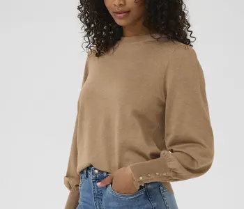 KAlizza Round Neck Knit Pullover
