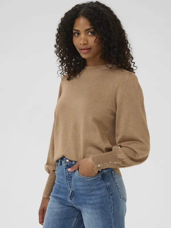Kaffe KAlizza Round Neck Knit Pullover