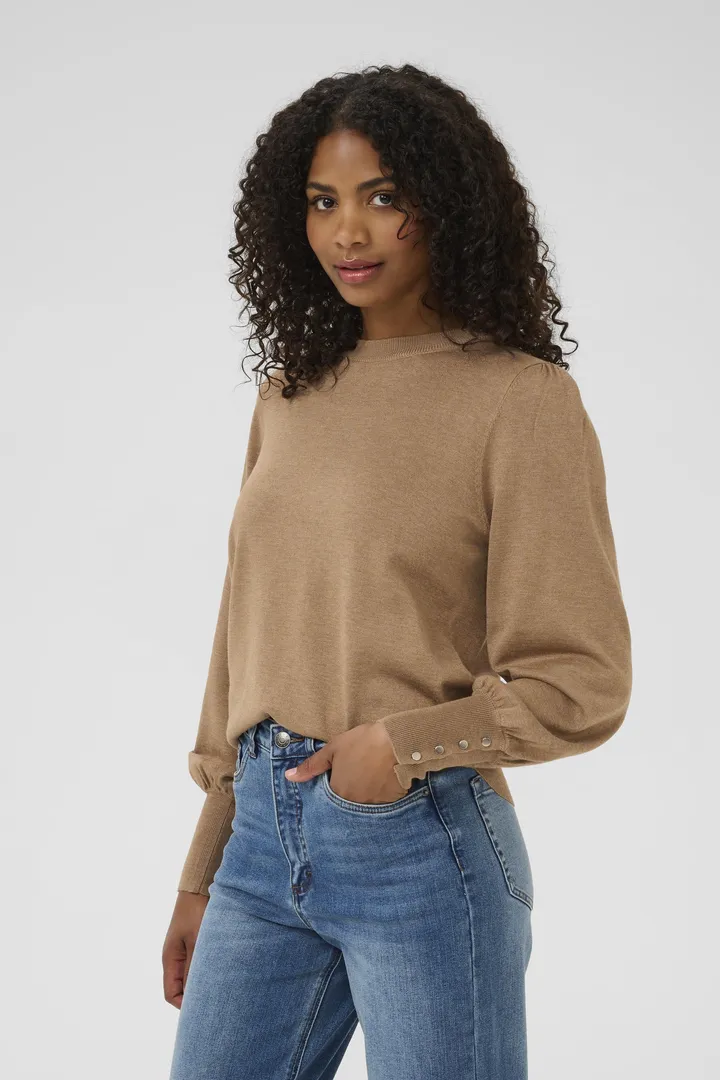 Kaffe KAlizza Round Neck Knit Pullover