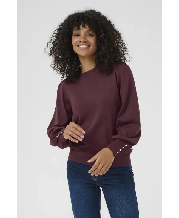 Kaffe KAlizza Round Neck Knit Pullover