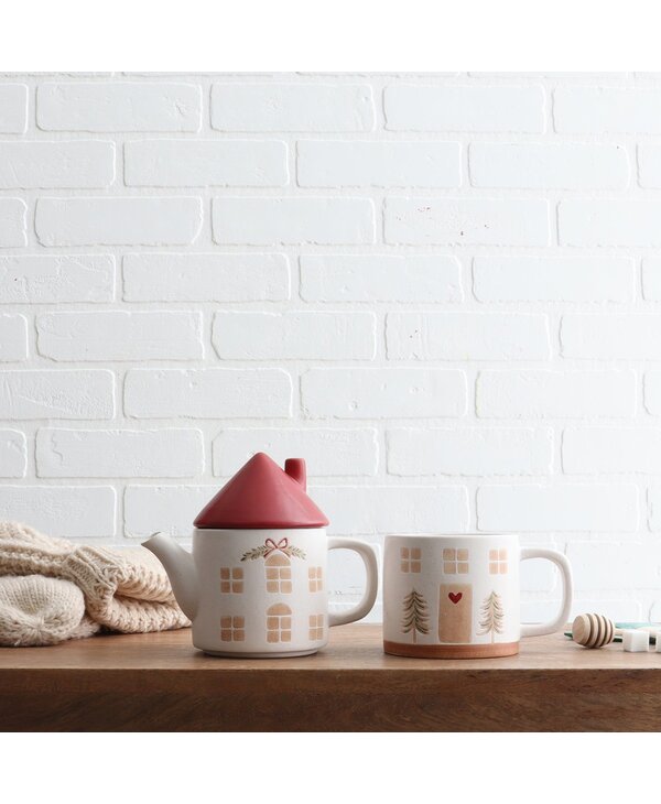 Harman Happy Home Stacked Tea & Mug Set