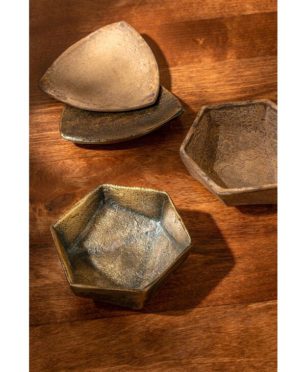 Indaba Trading Co. Geo Catchall, Bronze