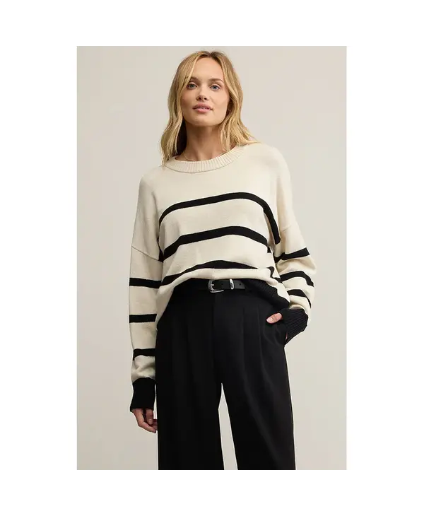 Z Supply Jordane Striped Sweater
