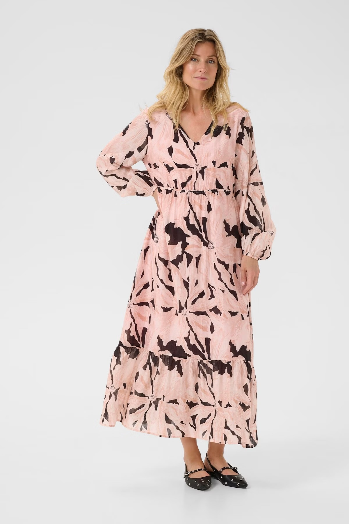 Cream CRReese Long Dress