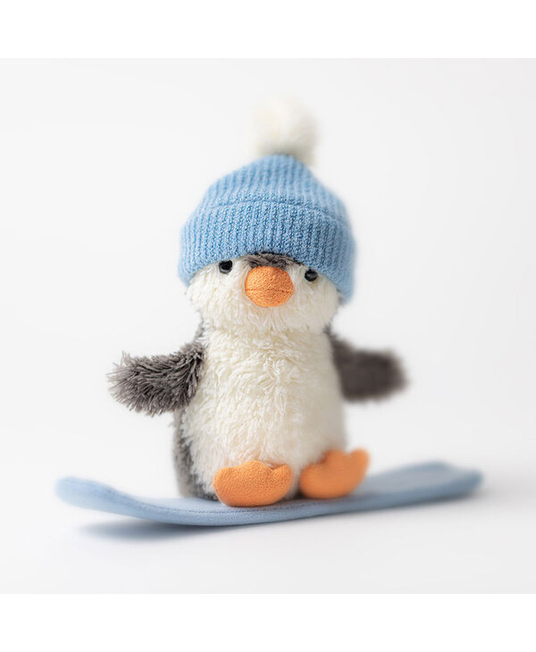 Jellycat Inc. Peanut Penguin Snowboarding Small