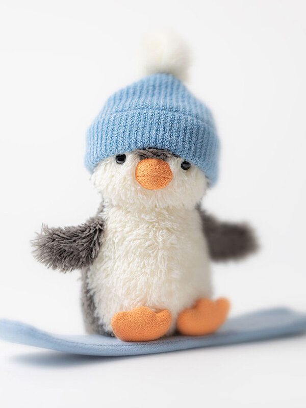 Jellycat Inc. Peanut Penguin Snowboarding Small