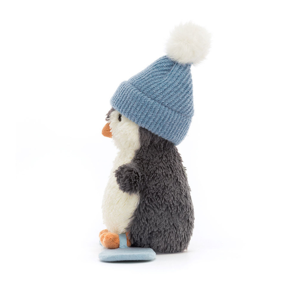 Jellycat Inc. Peanut Penguin Snowboarding Small