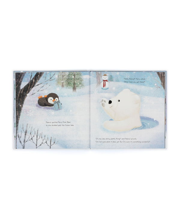 Jellycat Inc. Peanut Penguin's Perfect Present Book