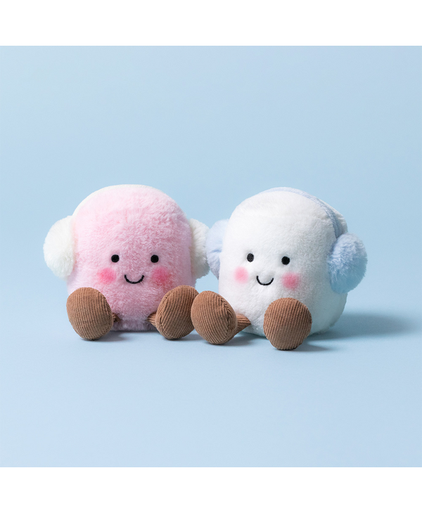 Jellycat Inc. Amuseables Toastie Pink & White Marshmallows