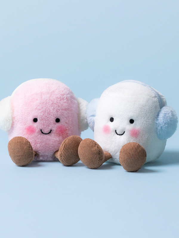 Jellycat Inc. Amuseables Toastie Pink & White Marshmallows