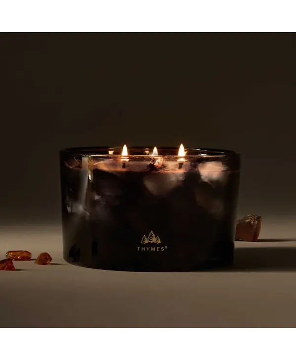 Thymes Noir Woods 3 Wick Candle, Lg 18oz