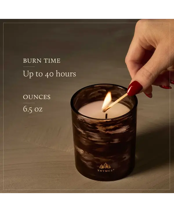 Thymes Noir Woods Candle, 6.5oz