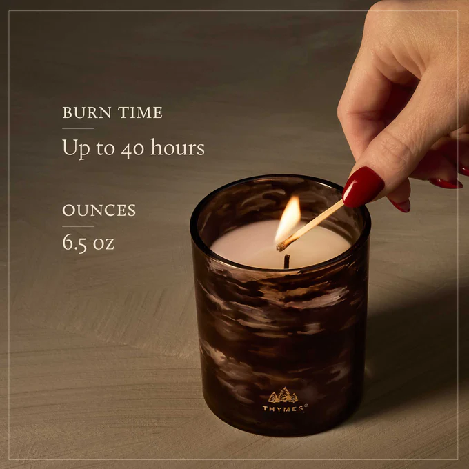 Thymes Noir Woods Candle, 6.5oz