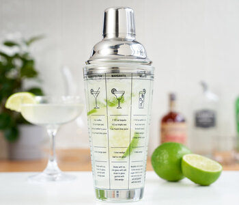 Glass Recipe Cocktail Shaker