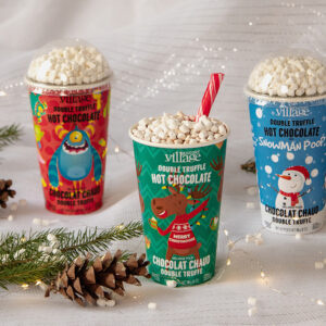 GOURMET VILLAGE Hot Chocolate Cup Merry Christmoose