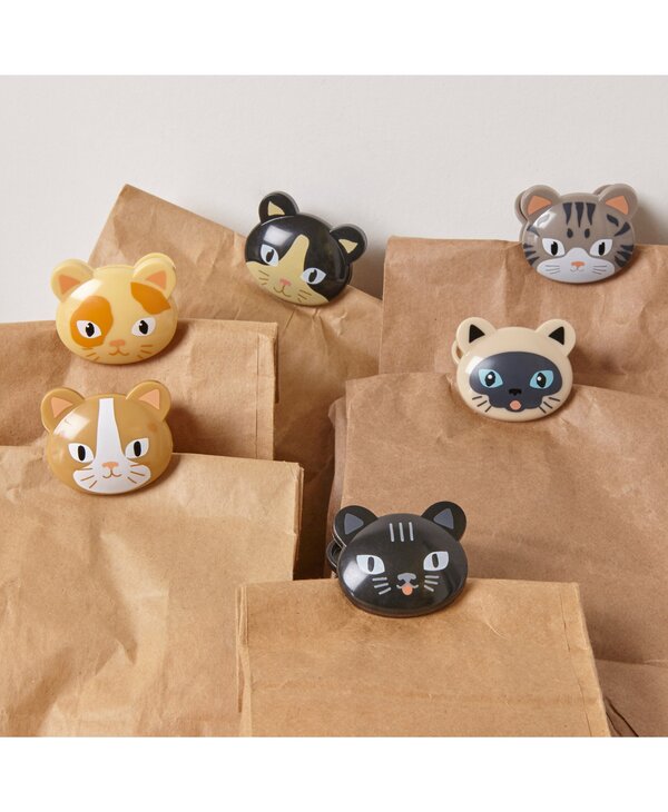 KIKKERLAND Cats Bag Clips