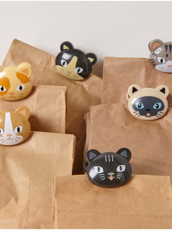 KIKKERLAND Cats Bag Clips