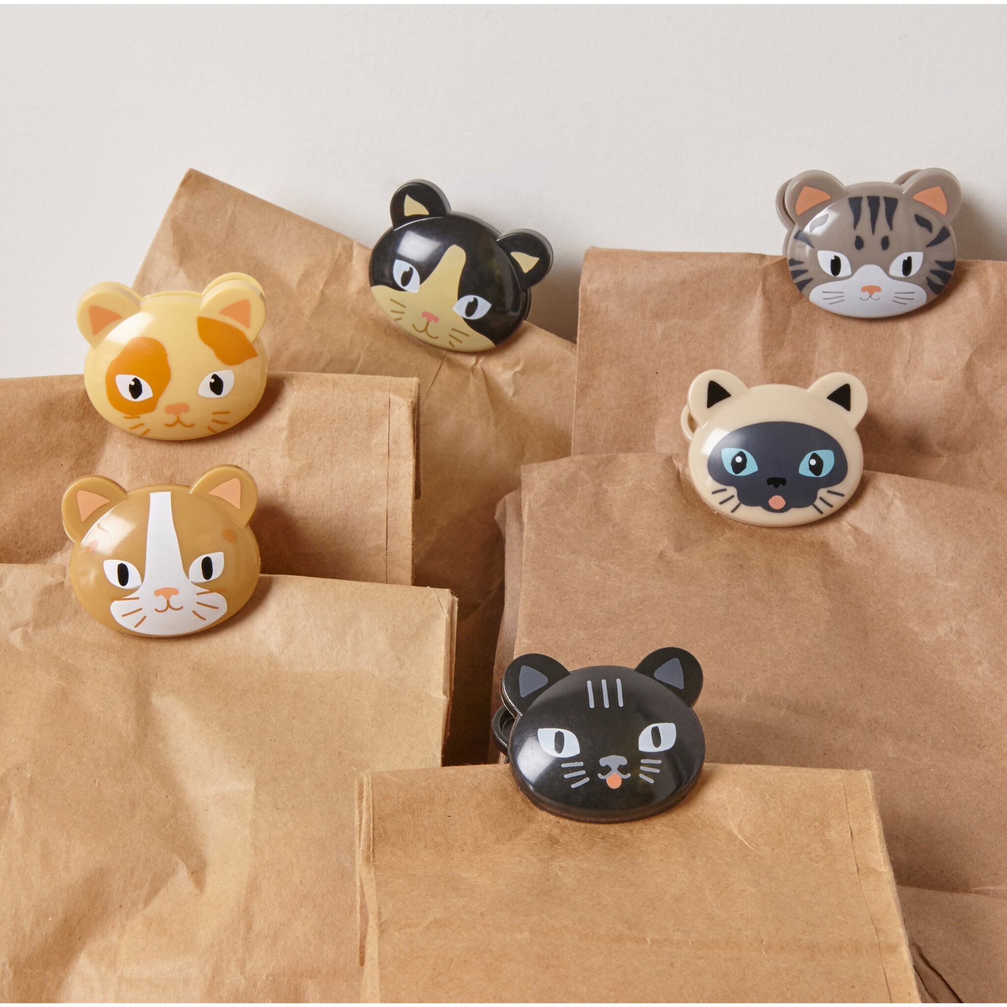 KIKKERLAND Cats Bag Clips