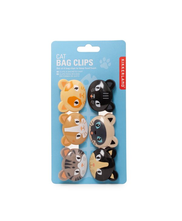 KIKKERLAND Cats Bag Clips