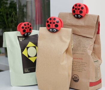 Ladybug Bag Clips