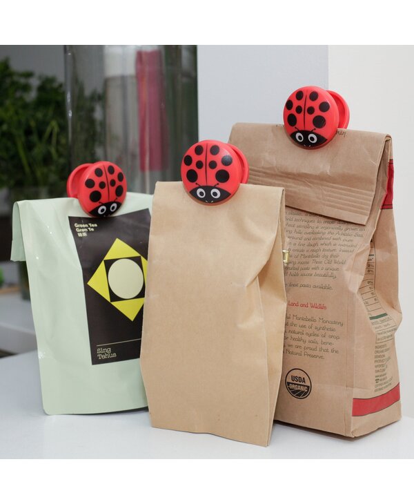 KIKKERLAND Ladybug Bag Clips