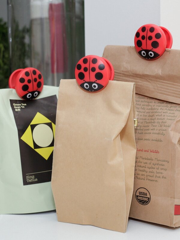 KIKKERLAND Ladybug Bag Clips