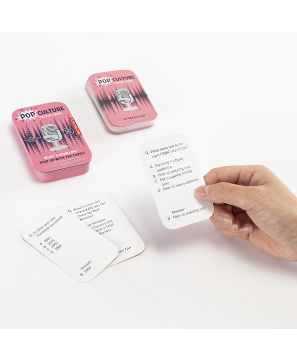 KIKKERLAND Pop Culture Trivia Game