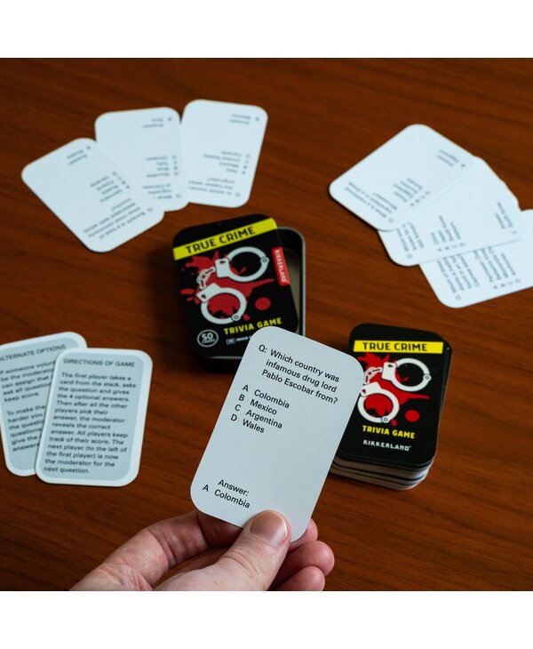 KIKKERLAND True Crime Trivia