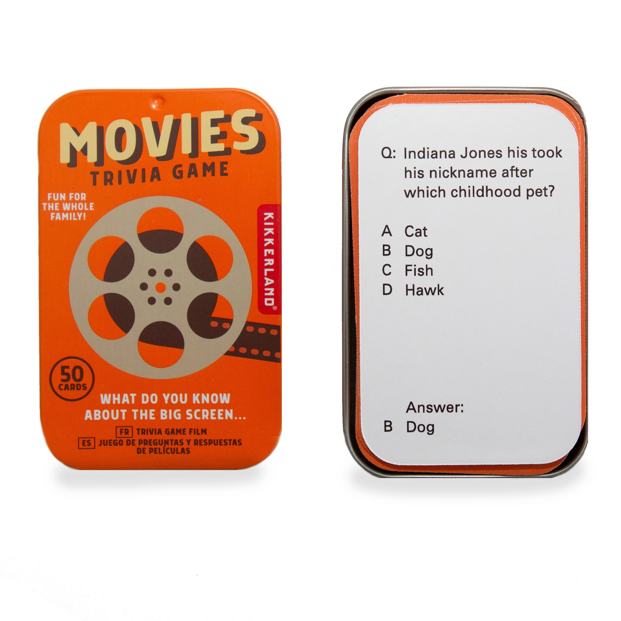 KIKKERLAND Movies Trivia Game