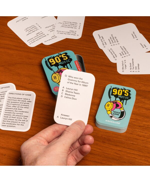 KIKKERLAND 90's Trivia Tin