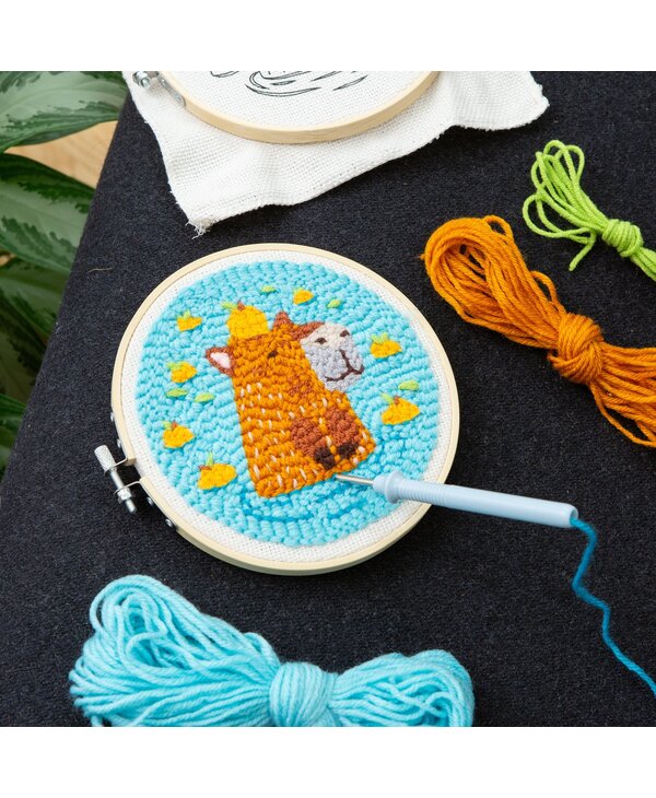 KIKKERLAND Capybara Punch Needle