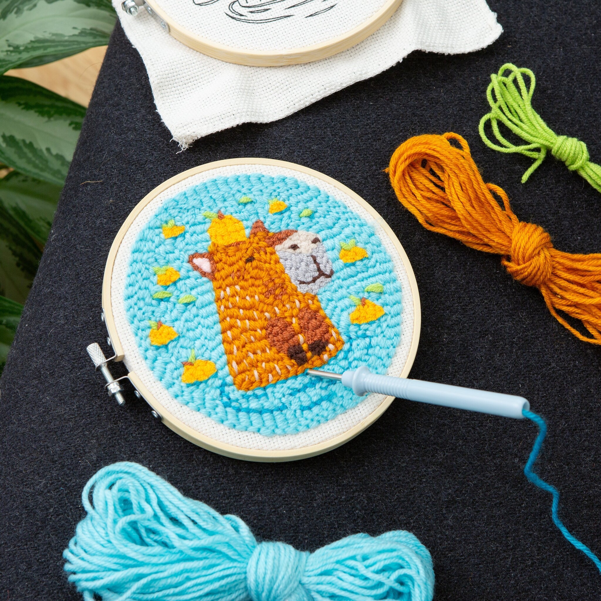 KIKKERLAND Capybara Punch Needle