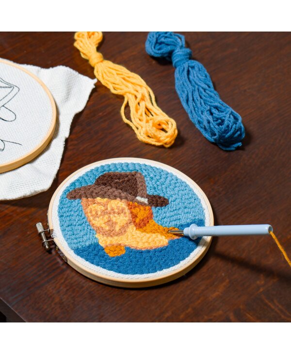 KIKKERLAND Western Punch Needle Kit