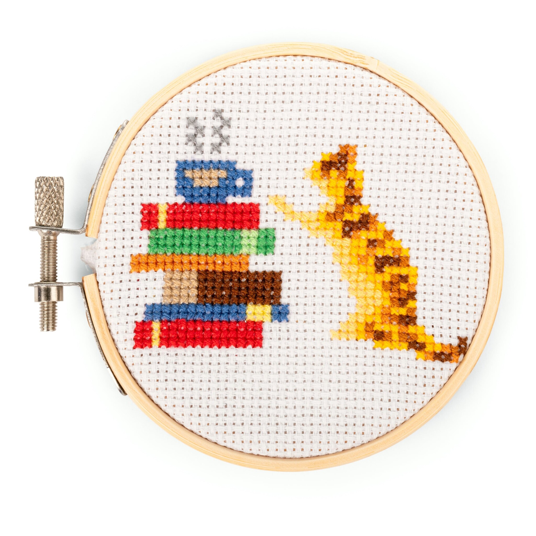 KIKKERLAND Cat Mini Cross Stitch Cross Kit