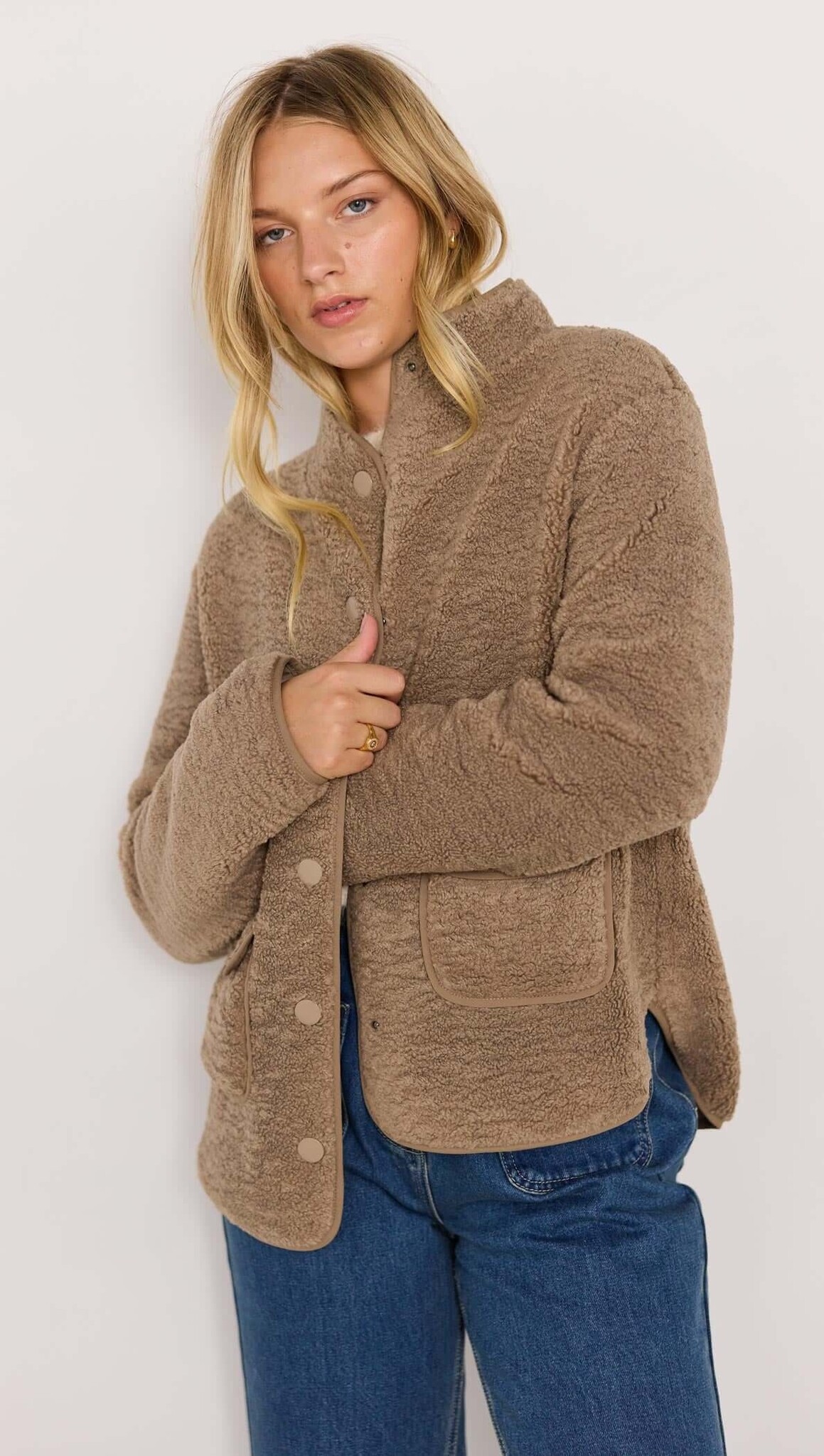 Mink Pink Emma Sherpa Jacket
