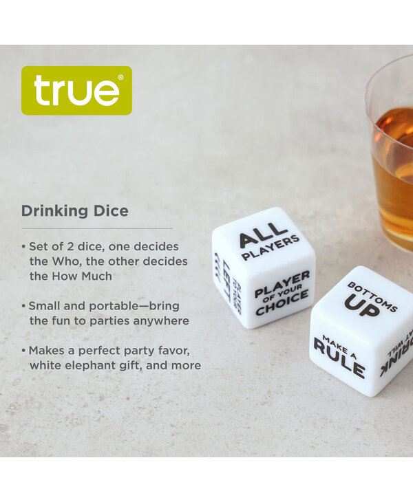 True Brands Party Drinking Dice Game