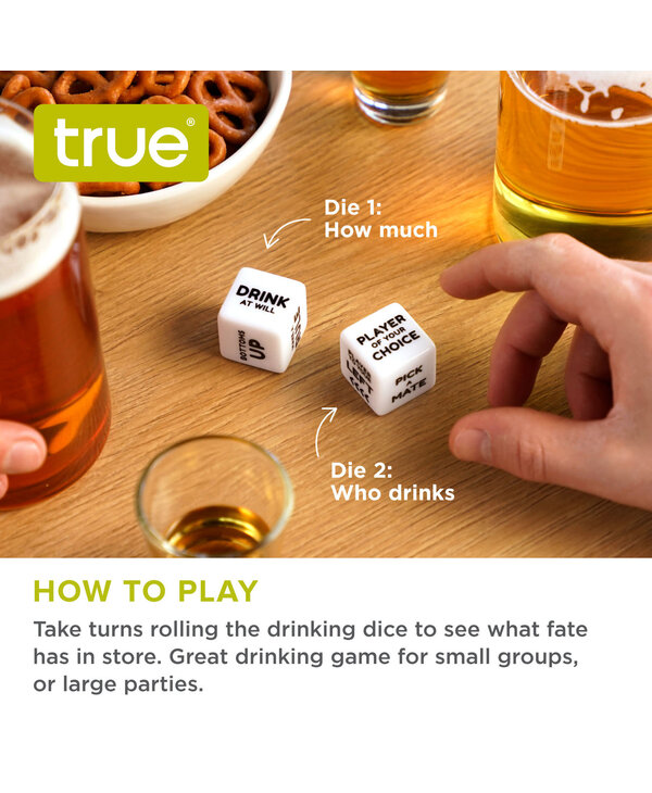 True Brands Party Drinking Dice Game