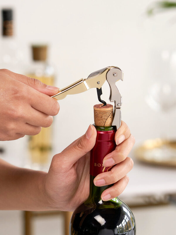 True Brands Truetap Waiter's Corkscrew in Gold