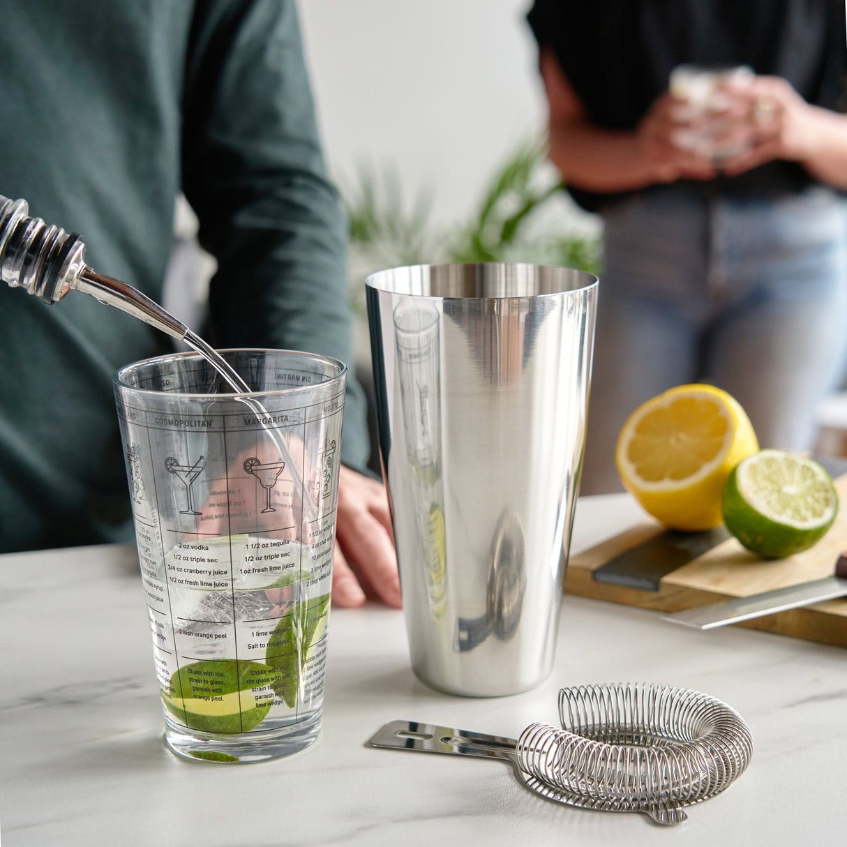 True Brands 3-Piece Mixologist Barware Set