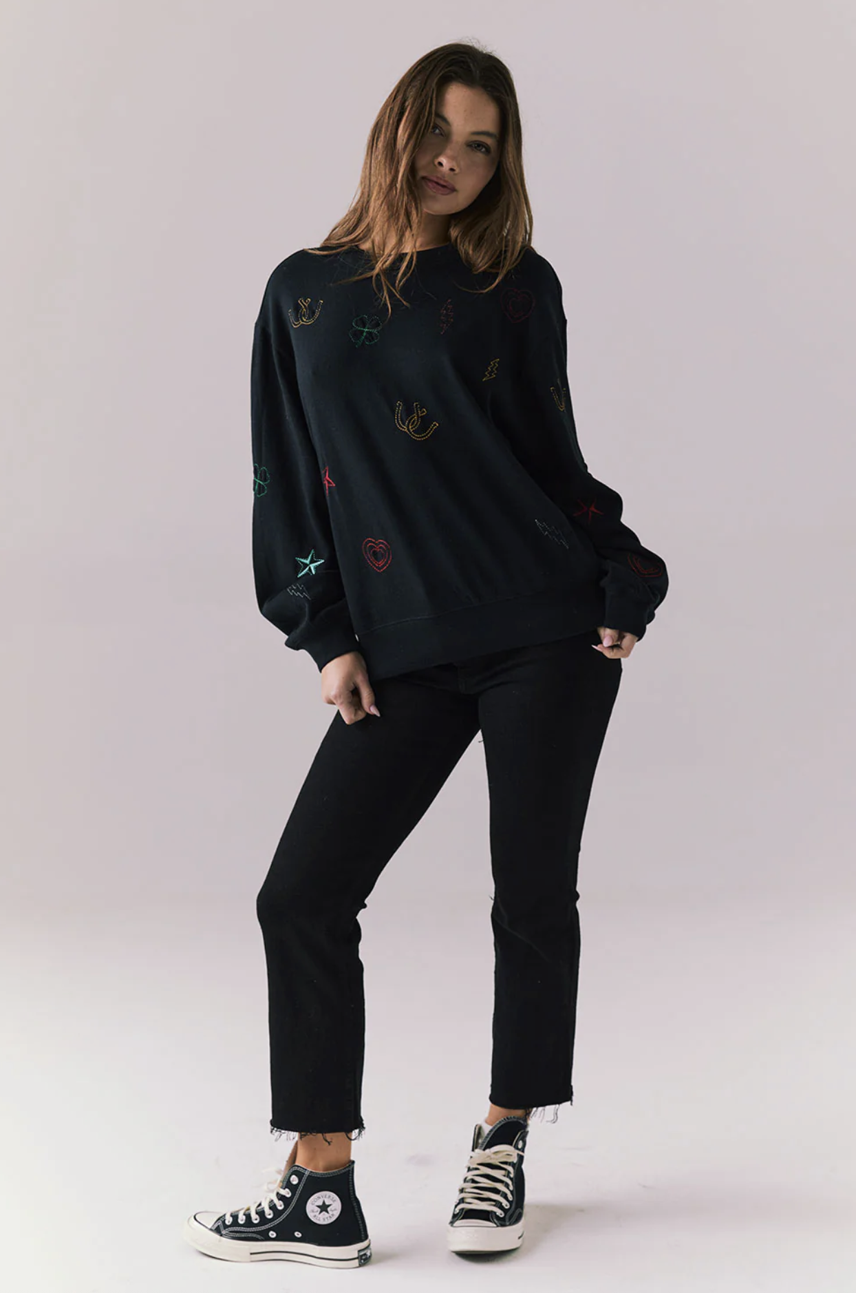 Chaser Allover Icons Long Sleeve