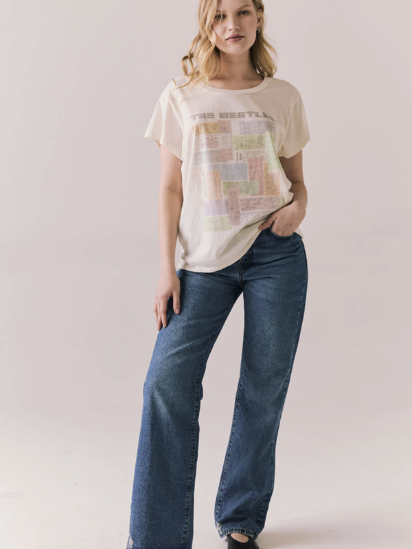 Chaser The Beatles Ticket Stub Collage Tee