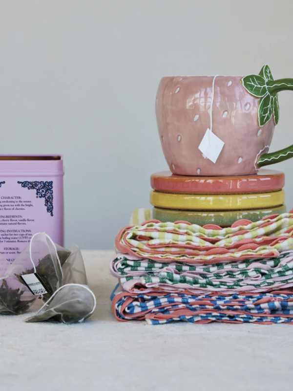 CREATIVE CO-OP Strawberry Stoneware Mug