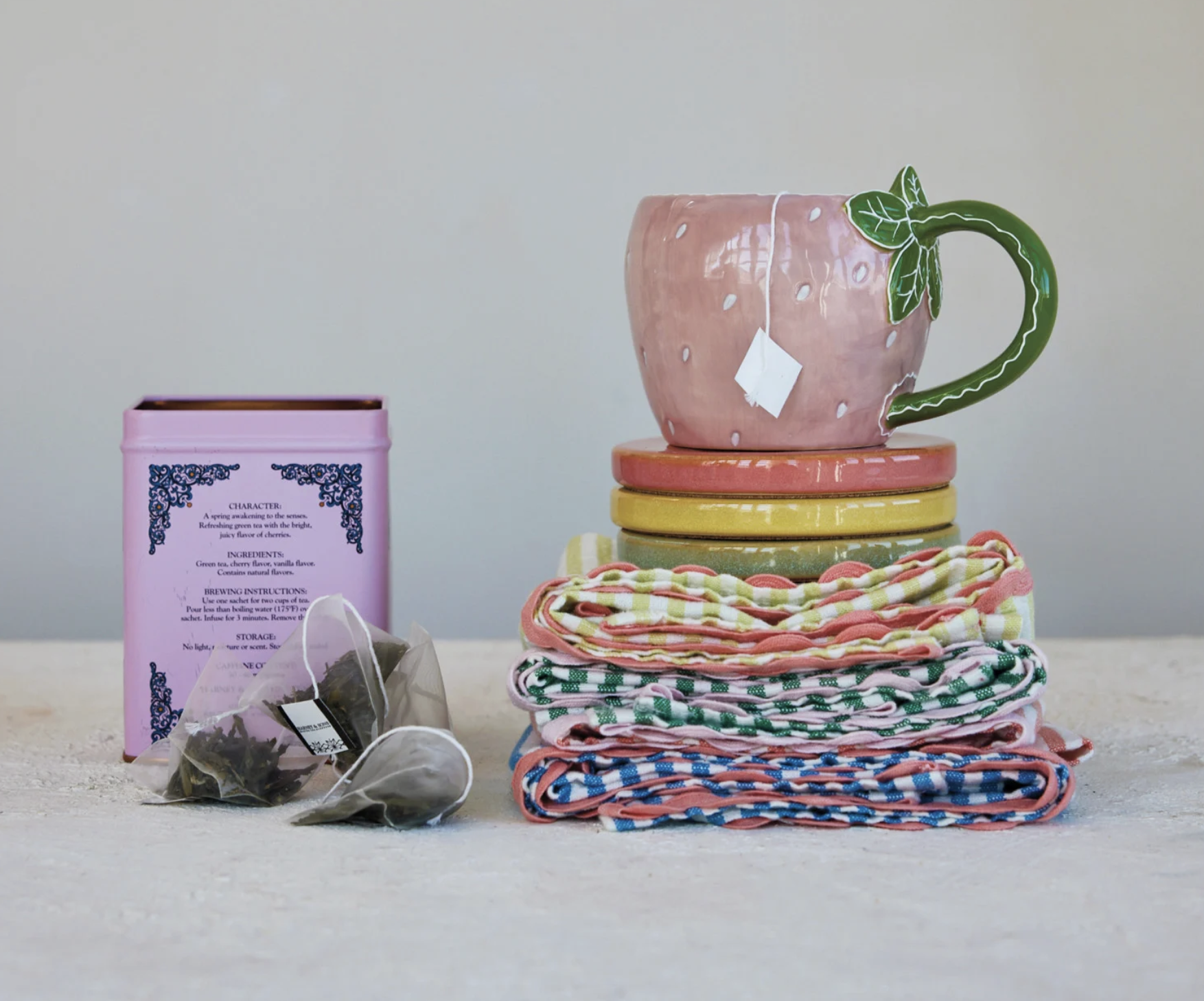 Creative Brands Strawberry Stoneware Mug