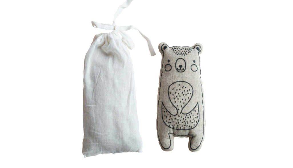 CREATIVE CO-OP Bear Neck Wrap